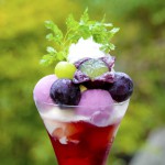 期間限定　葡萄のパフェ