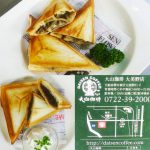 ホットサンドモーニングの内容が変わりました。