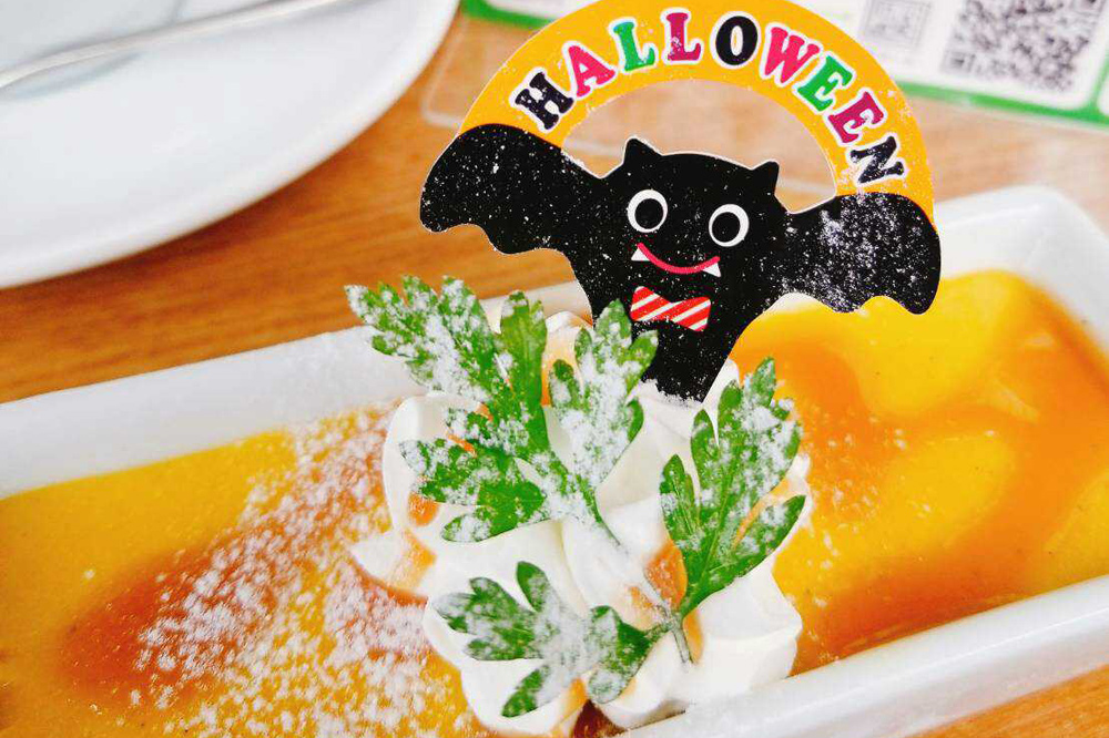 自家製カボチャプリン